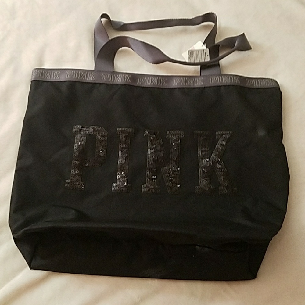 PINK VICTORIA'S SECRET zip up tote