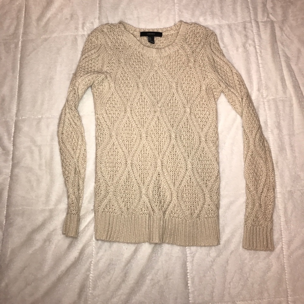 Cream colored sweater
