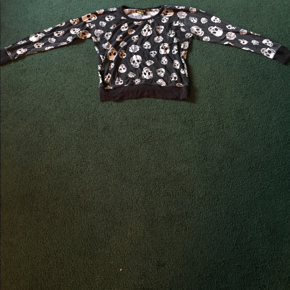 Black Long Sleeve with Skulls