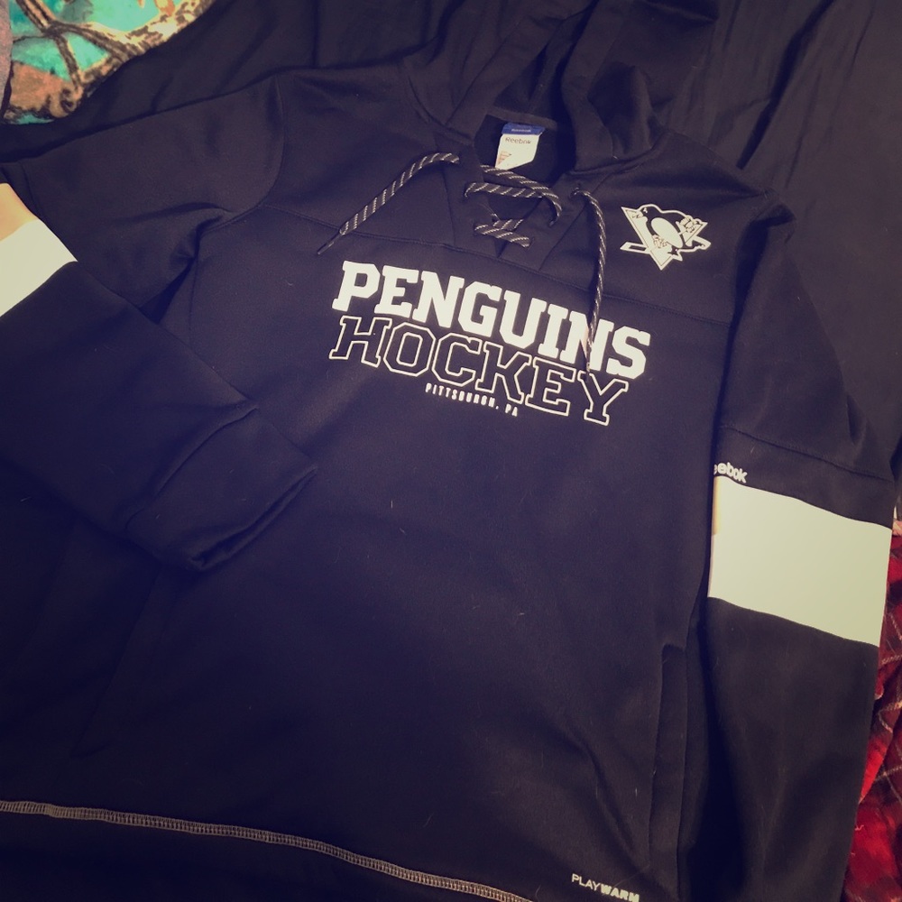 Penguins hockey hoodie.