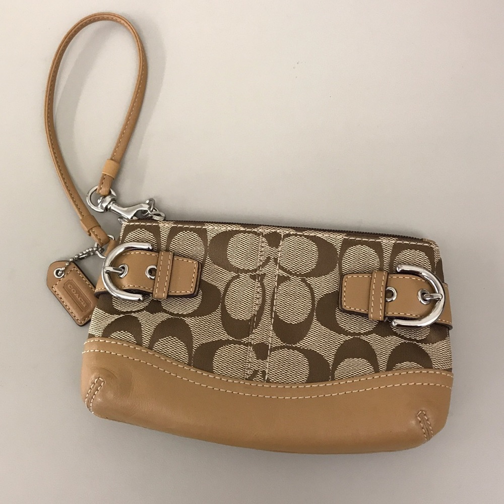 Coach Signature Wristlet