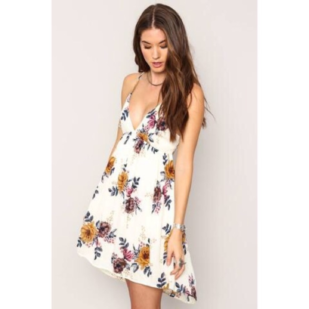 O'Neill floral low back dress