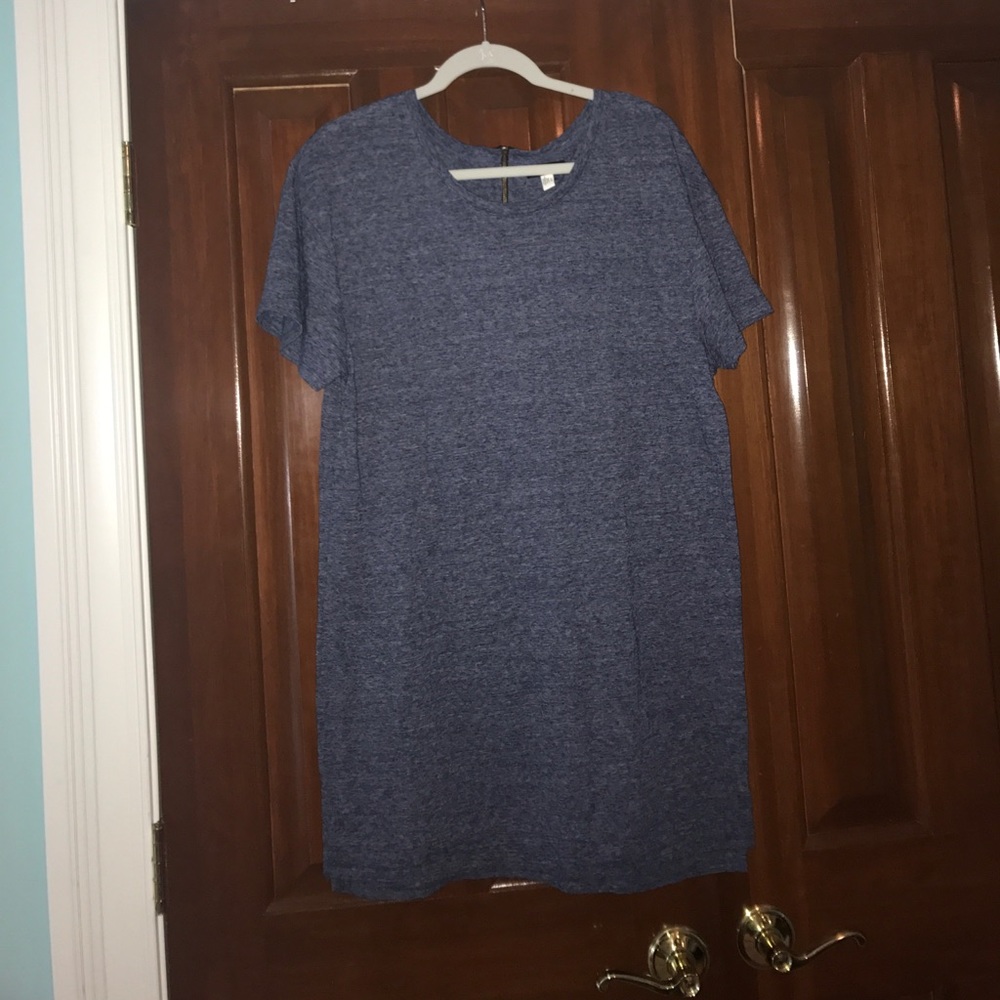 URBAN OUTFITTERS Dark blue tee shirt dress