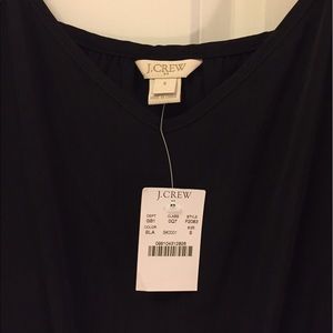 J. Crew Factory Black Drapey Romper