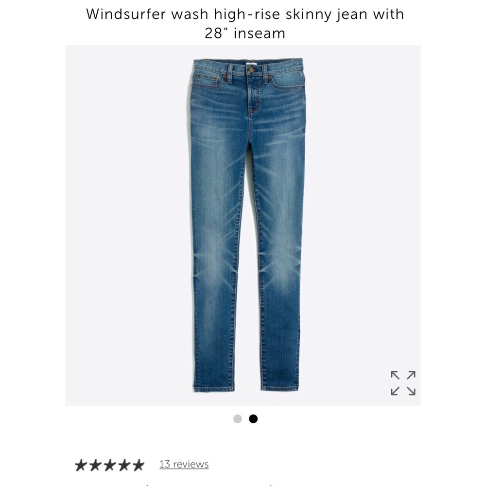 NWT JCrew High Rise Skinny 5 Star ⭐️ ⭐️