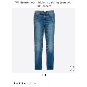NWT JCrew High Rise Skinny 5 Star ⭐️ ⭐️