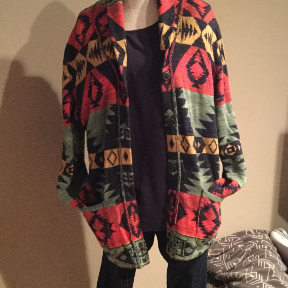 Colorful cardigan