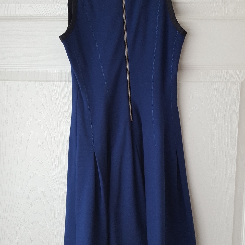 Banana Republic Mythic Blue Fit & Flare Dress - Picture 2 of 3