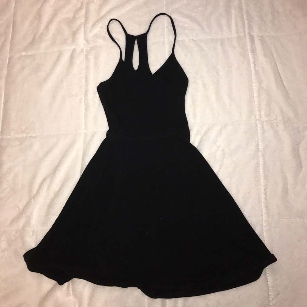 Black skater dress