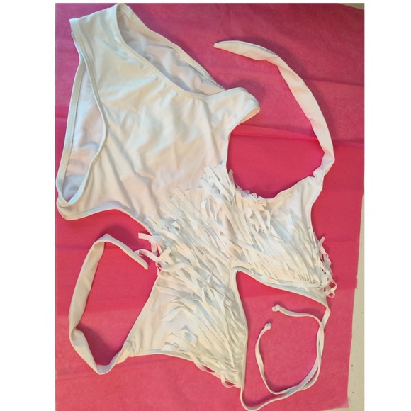 SiQ Fringe One Piece Bathing Suit - Picture 3 of 5