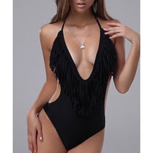 SiQ Fringe One Piece Bathing Suit - Picture 5 of 5