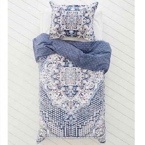 TWIN XL Duvet Cover AND Down Comforter insert set