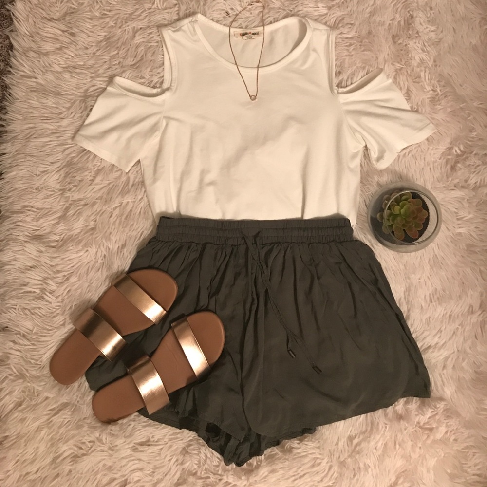 Forever 21 Green Shorts