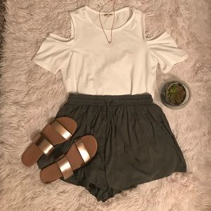 Forever 21 Green Shorts