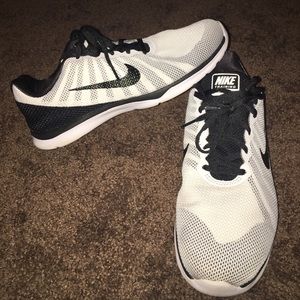 Black and white nikes
