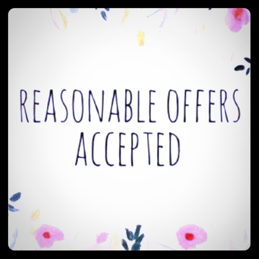 Reasonable offers accepted! 😃 👍