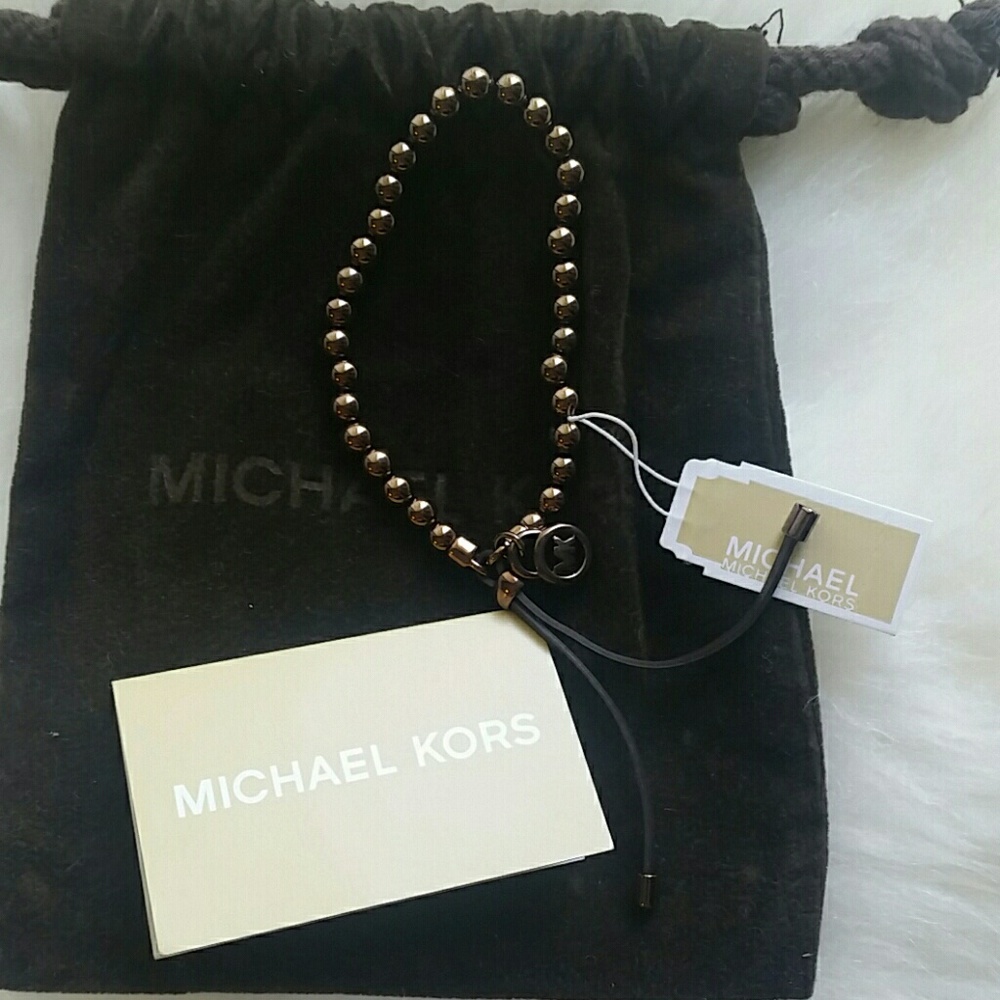 Michael Kors Chocolate bead bracelet