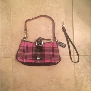 Small Plaid Coach Purse