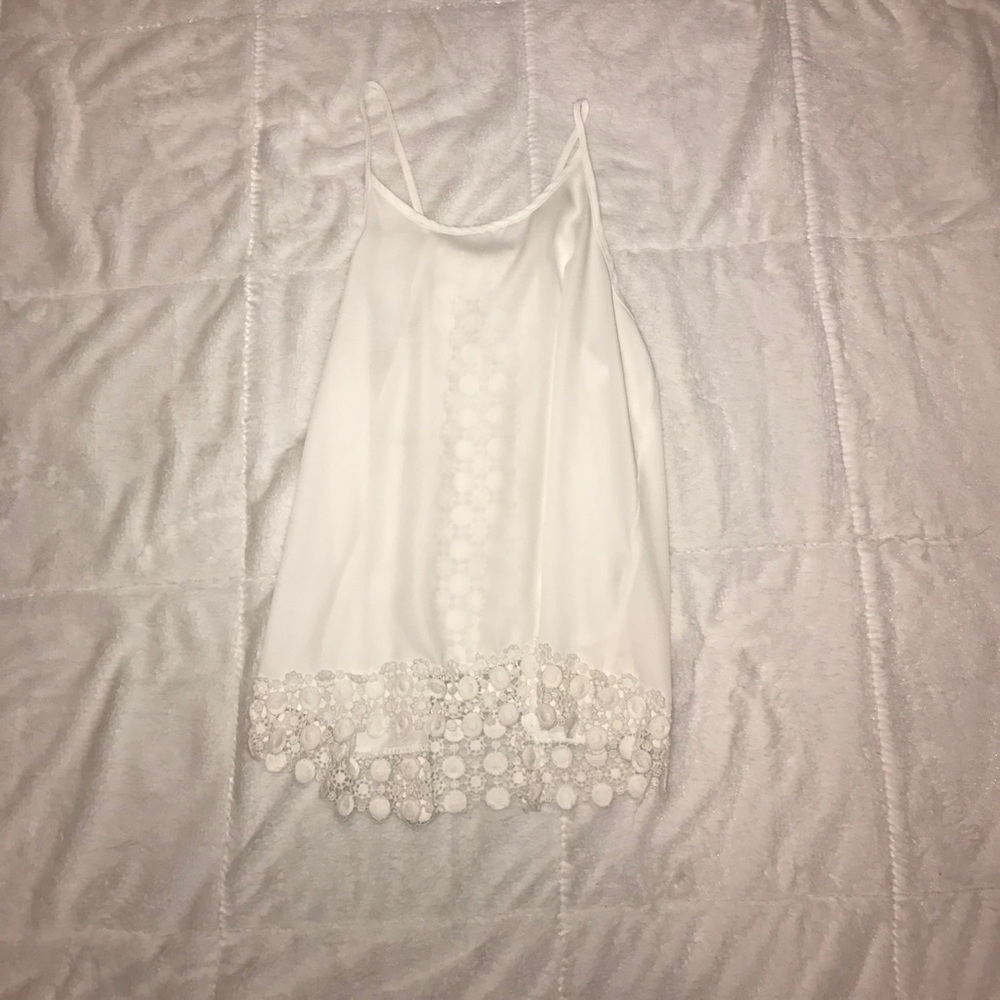 A white halter top
