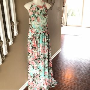 Jessica Simpson floral maxi dress