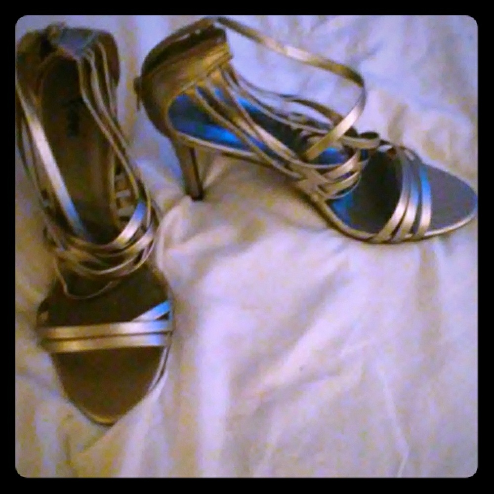 Silver sandals