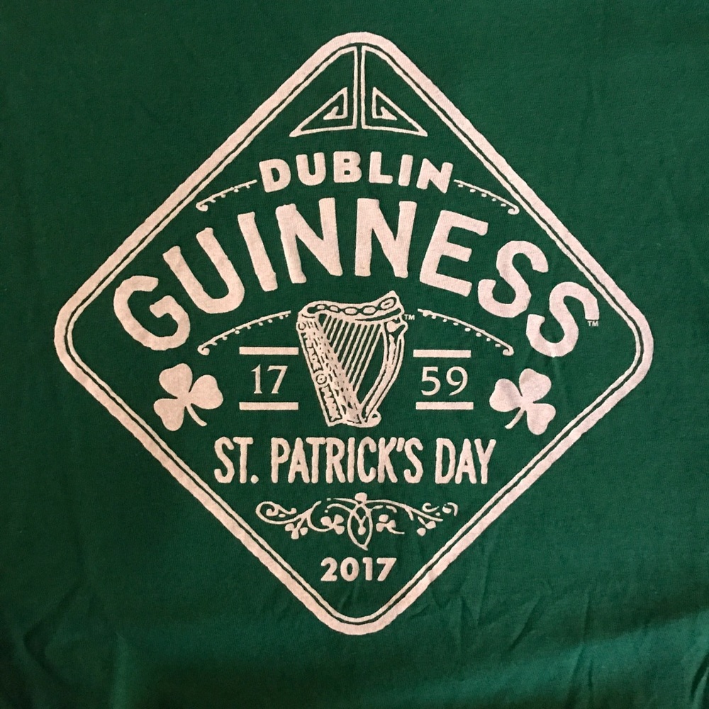 NWOT Guinness Irish St Patrick's Day 2017 t shirt