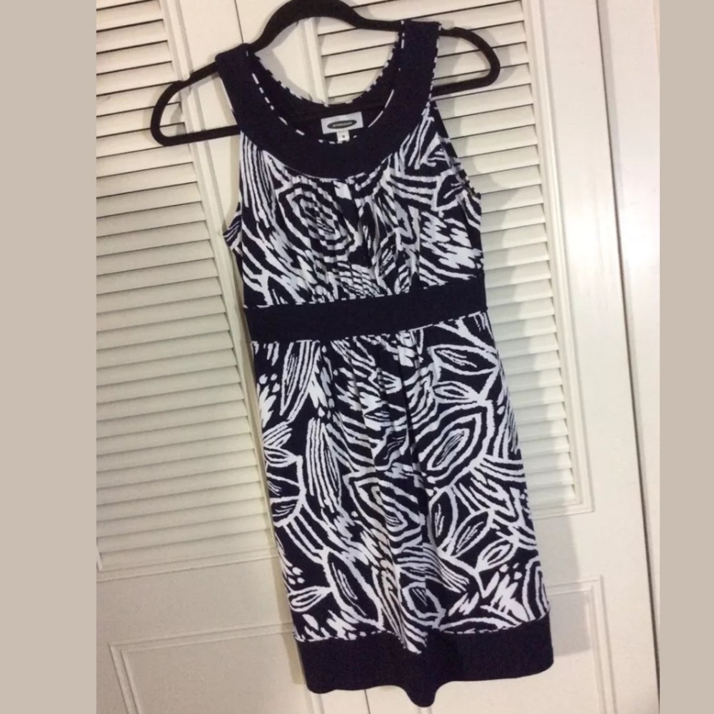 🌈 Intermission Dress - Navy/ White