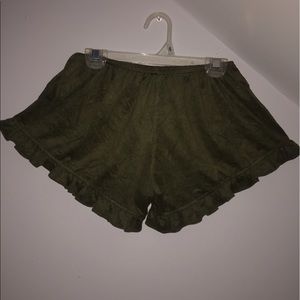 Green shorts