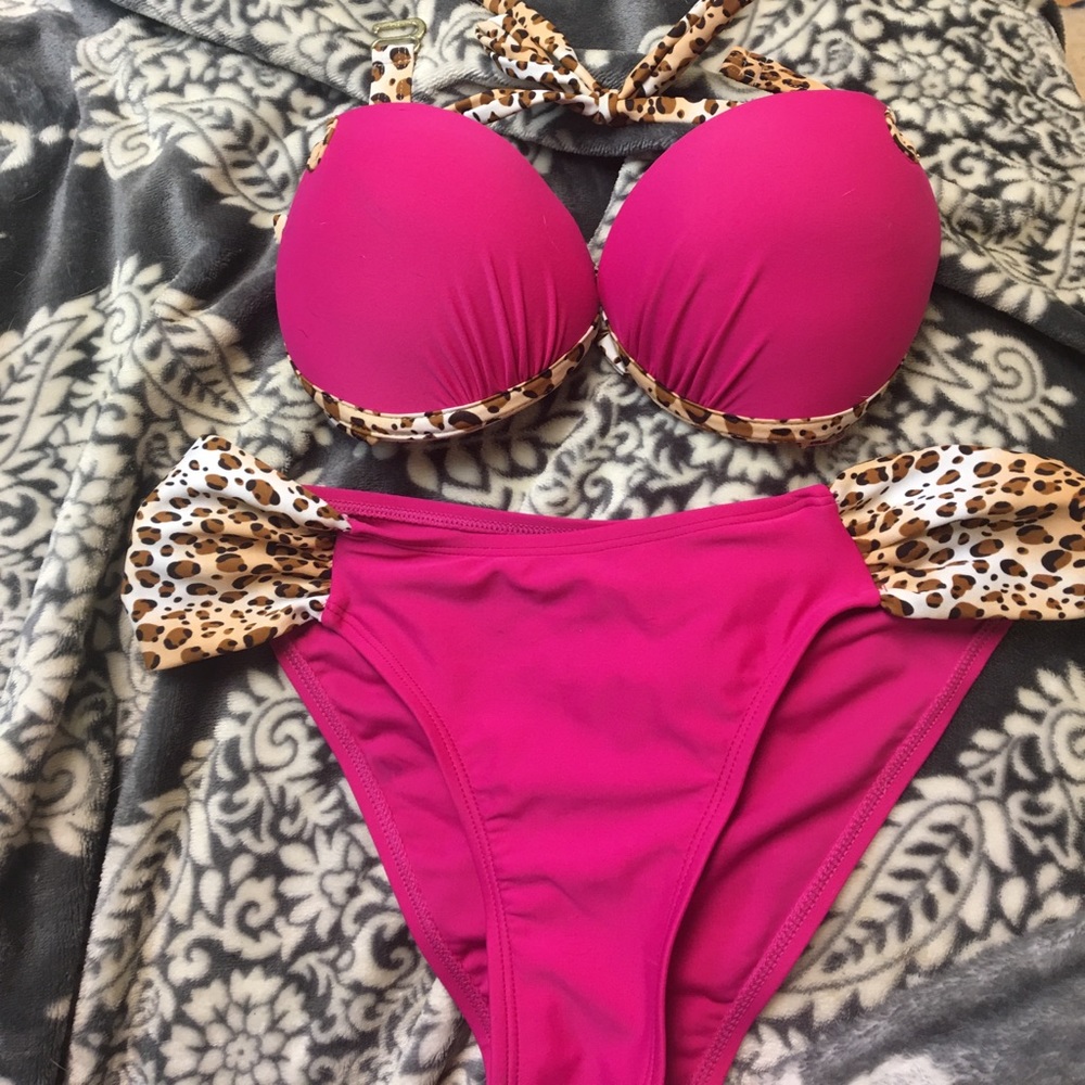 Pink & Leopard Bikini