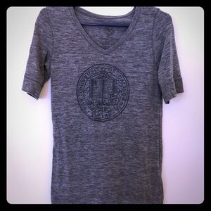Super soft Grey Fitted Shirt with UCLA Seal (M)