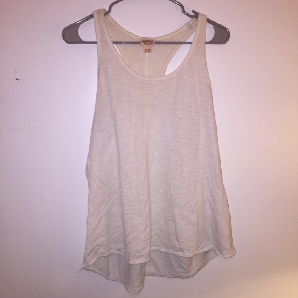 White Razorback Tank