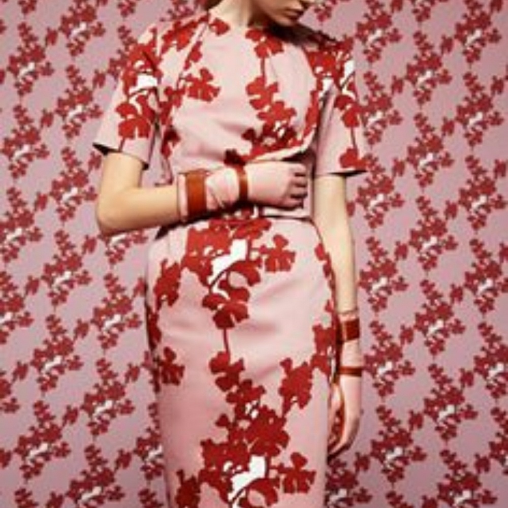 Escada sport floral print dress jonathan saunders