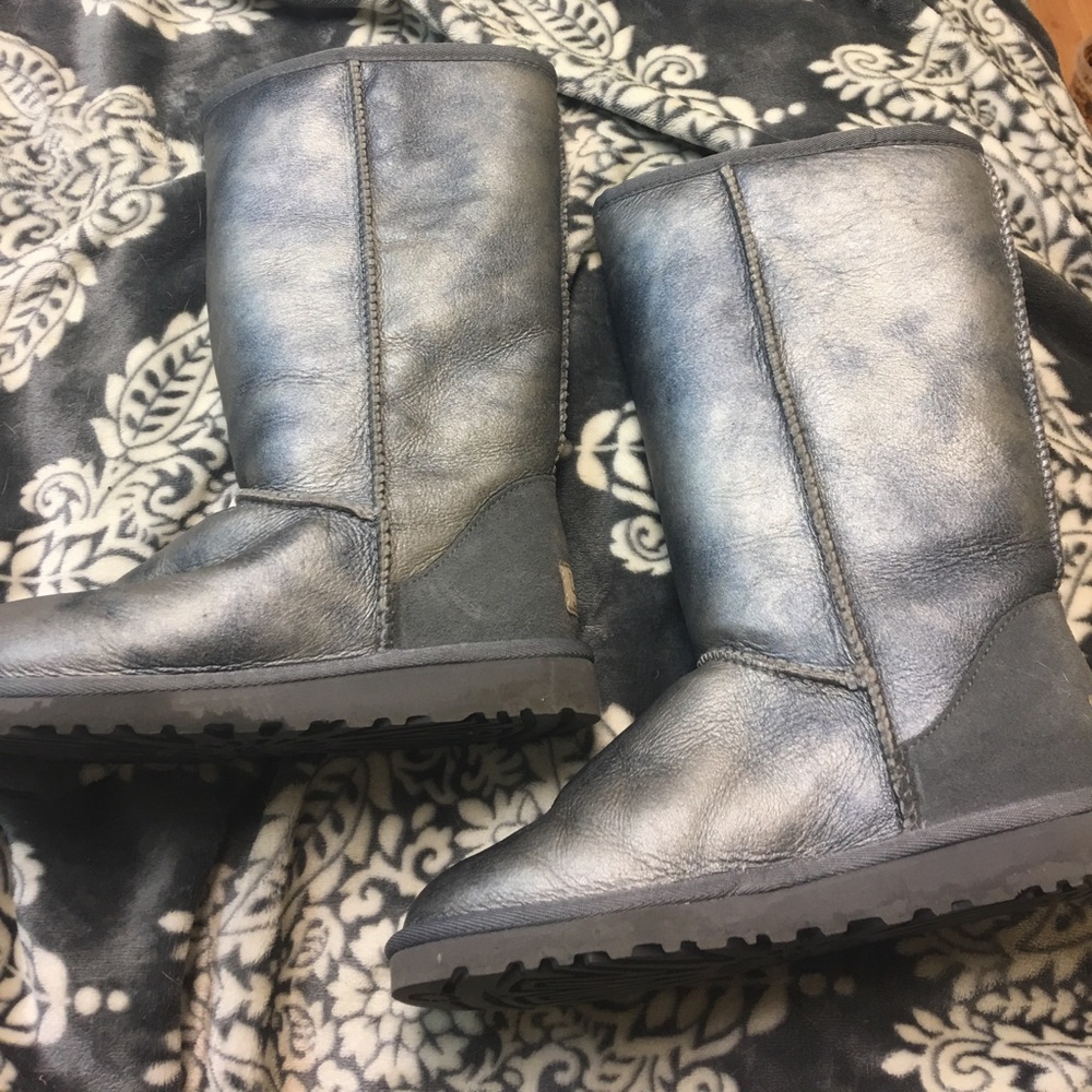 Silver Metallic UGG Boots