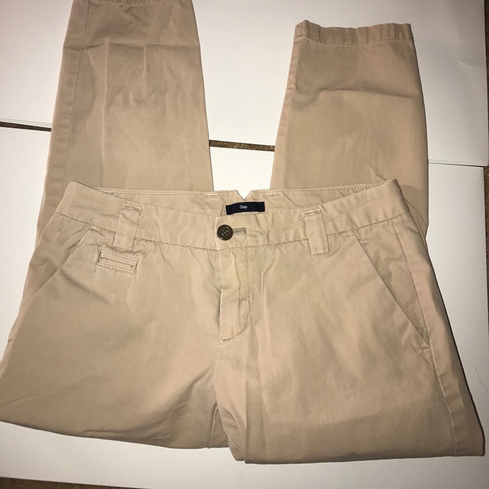 GAP cropped khakis