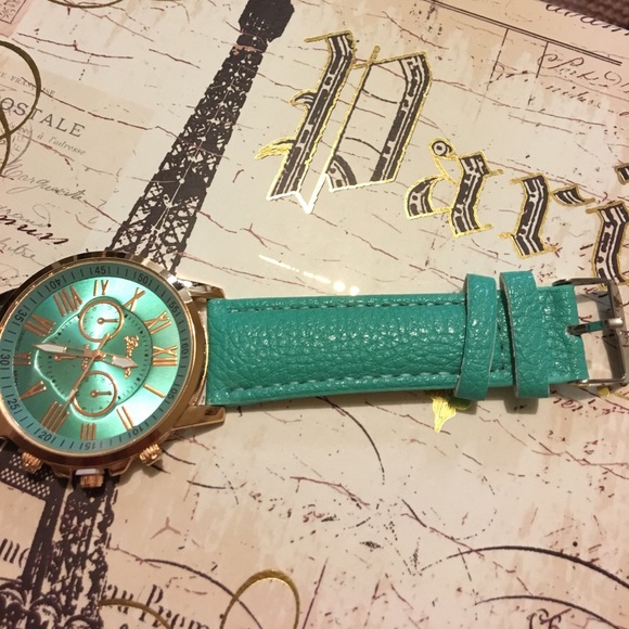 Teal Watch leather band 🌺BNWT🌺 - Picture 3 of 6