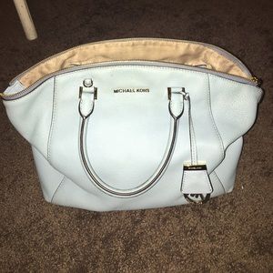 Michael kors powder blue satchel
