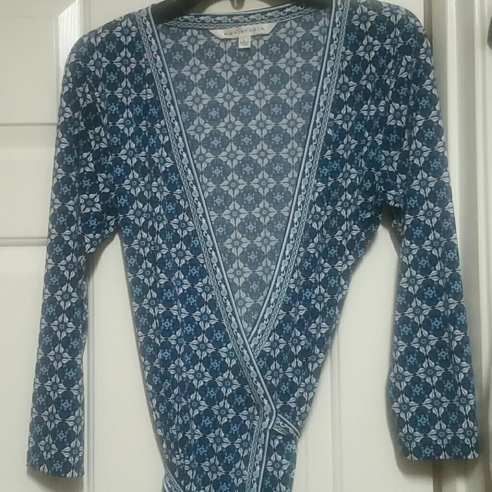 Max Studio Perfect Shape Wrap Dress