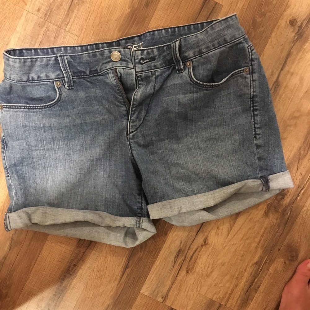 Blue jean shorts