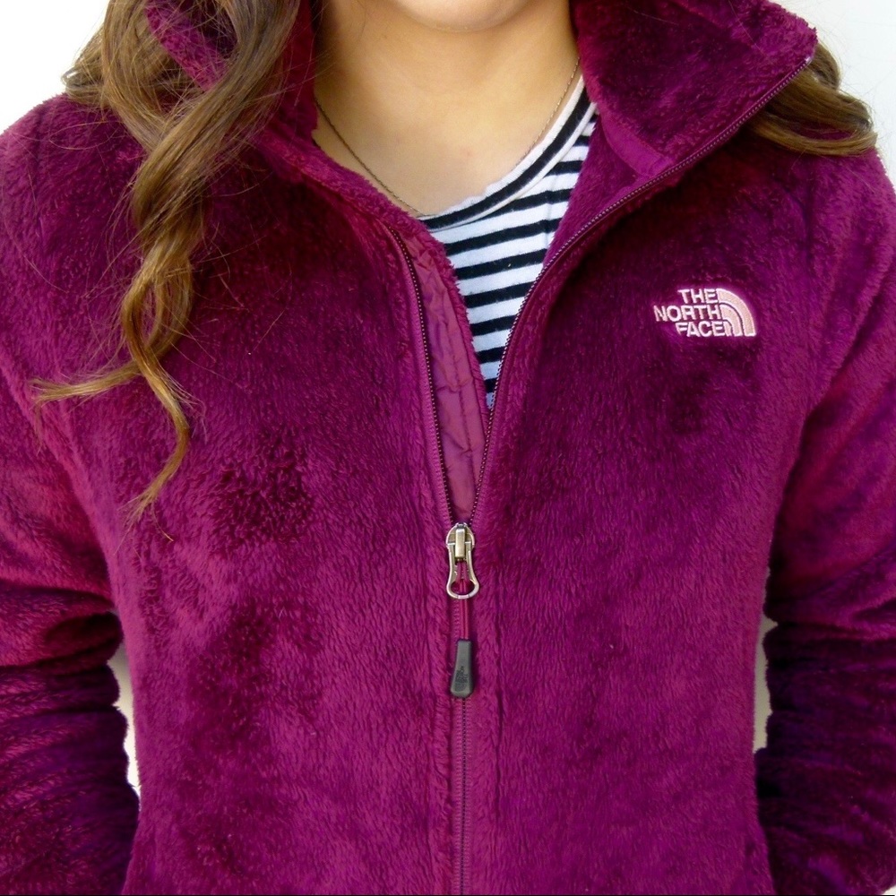 Women's Fuzzy North face jacket