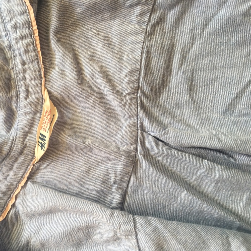 H&M denim button up