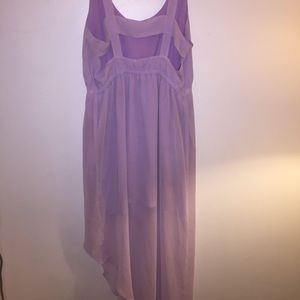 Purple High-low Dress