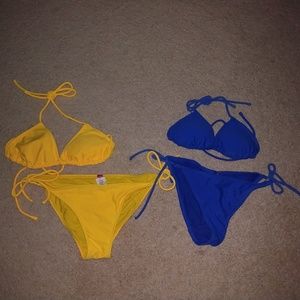 2 two piece bikini sets-small