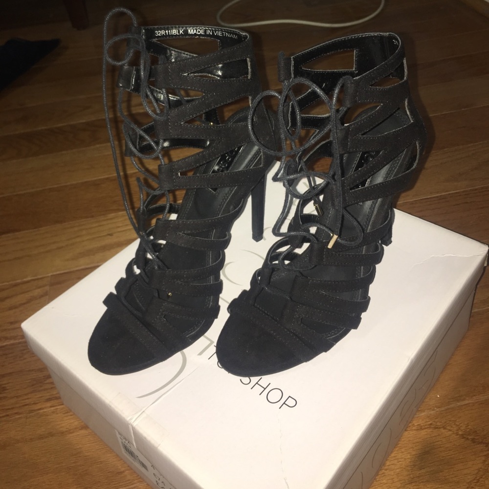 Topshop Rupa Black Heels