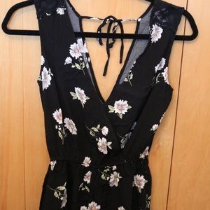 Forever 21 Small Floral Romper