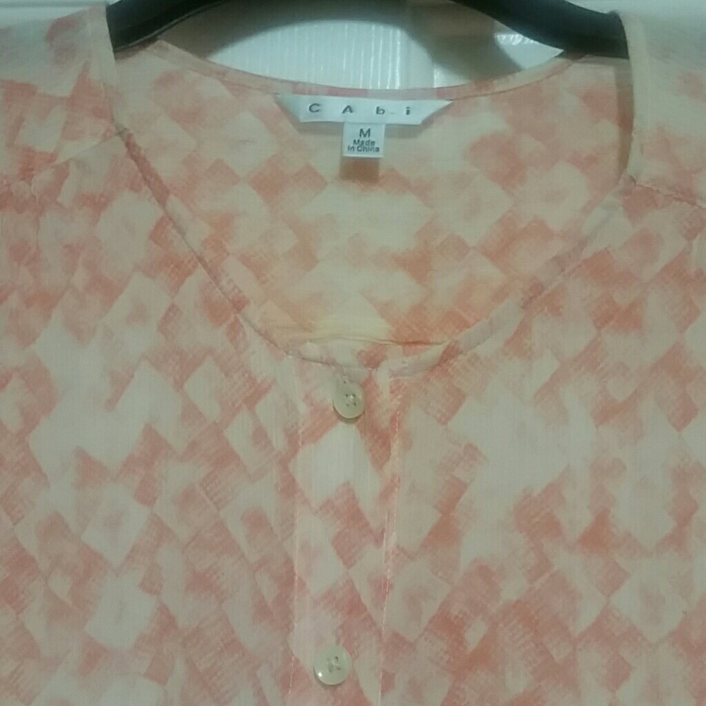 Cabi silk 3/4 sleeve silk top perfect!