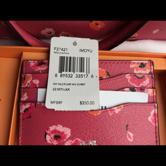 🌺 Coach Mini Christie Wildflower Dahlia Bag 🌺 - Picture 6 of 7