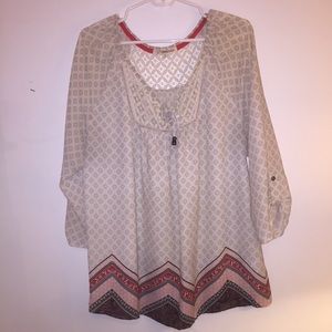 White patterned Blouse