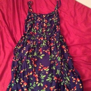 Navy Floral Sundress