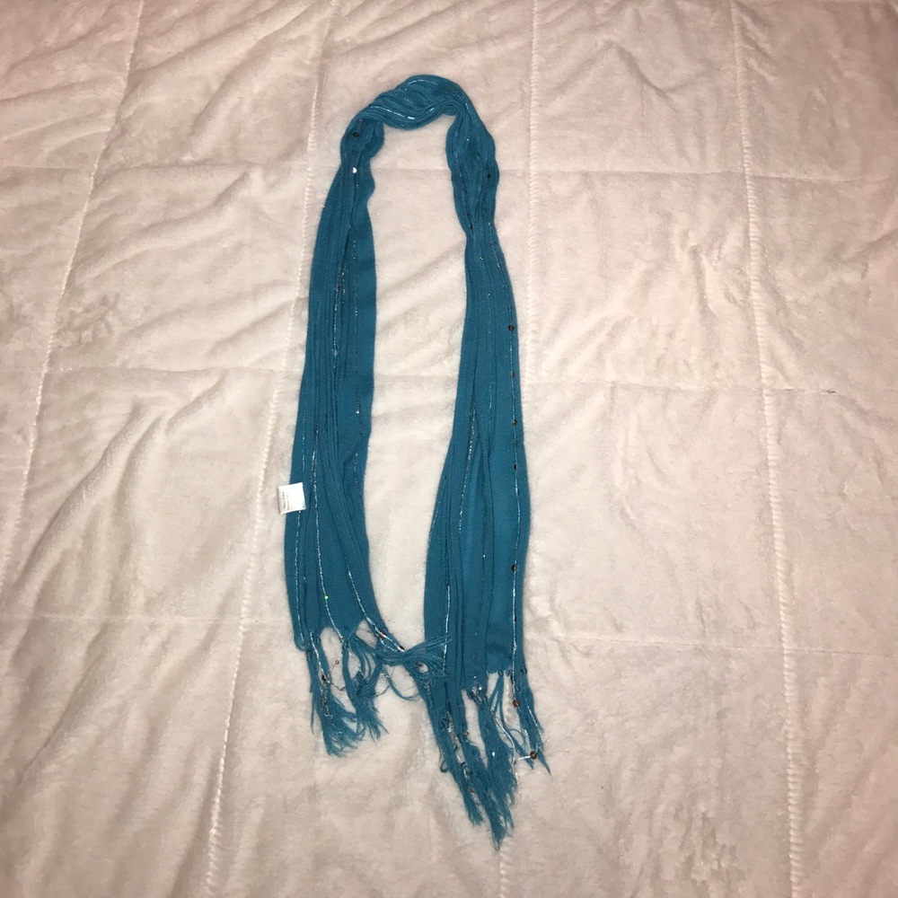 Blue scarf