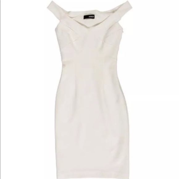 NICHOLAS Dresses & Skirts - NICHOLAS OFF-THE-SHOULDER SHEATH DRESS Sz 8